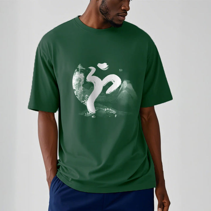 Buddha Stones OM Landschaft Baumwolle T-Shirt - image 11