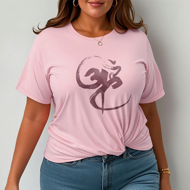 T-Shirt aus Baumwolle mit Buddha Stones und Om-Design - image 18