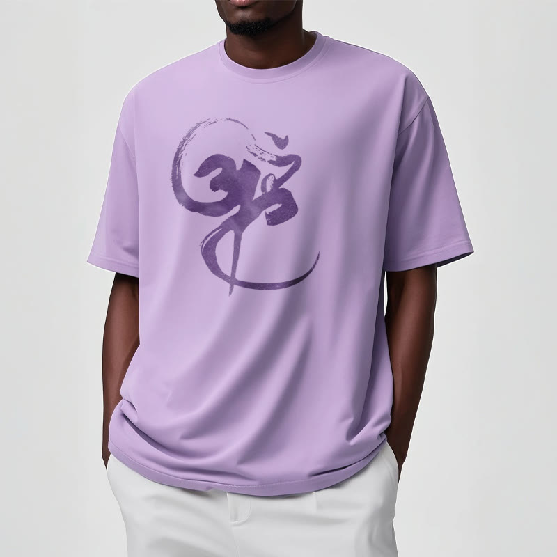 T-Shirt aus Baumwolle mit Buddha Stones und Om-Design - image 16