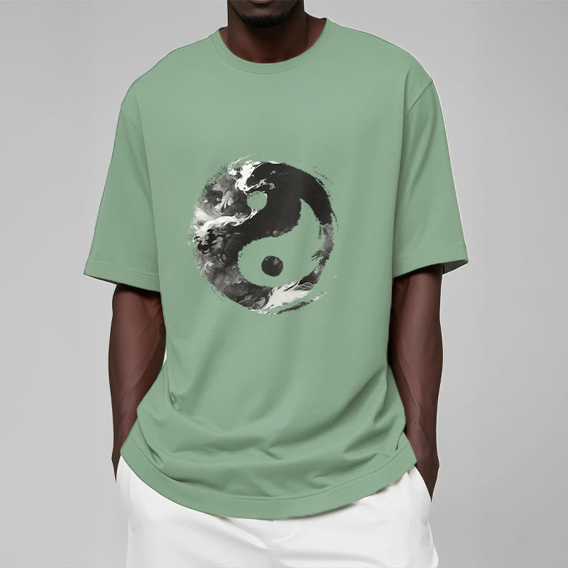 Buddha Stones Yin Yang Baumwolle T-Shirt - image 17