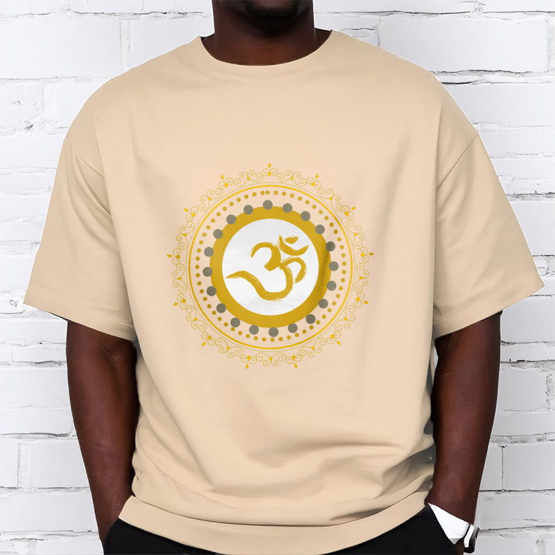T-Shirt aus Baumwolle mit Buddha Stones und Om-Mandala-Muster - image 16