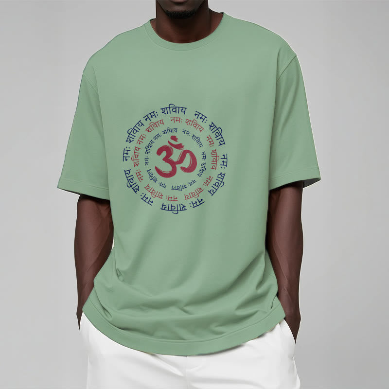 Buddha Stones OM Mantra Charakter Sanskrit Baumwolle T-shirt - image 19