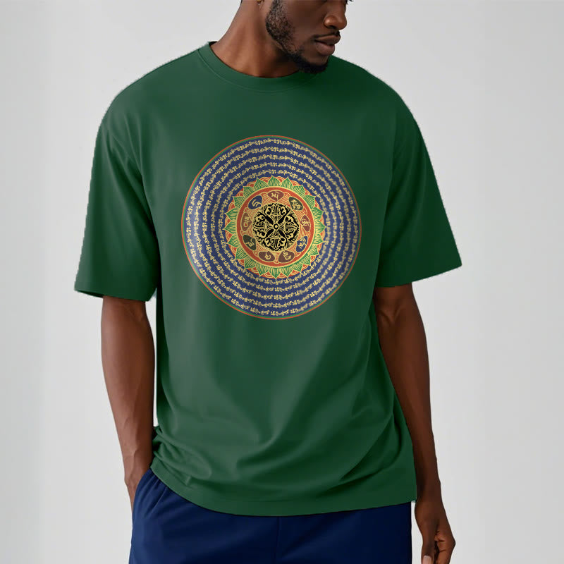 Buddha Stones 108 Om Mani Padme Hum Mantra Sanskrit T-Shirt - image 11