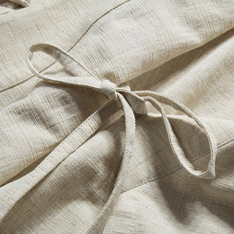 Buddha Stones Herbst Chinesische Hanfu Baumwolle Leinen Männer Jacke Kleidung - image 13