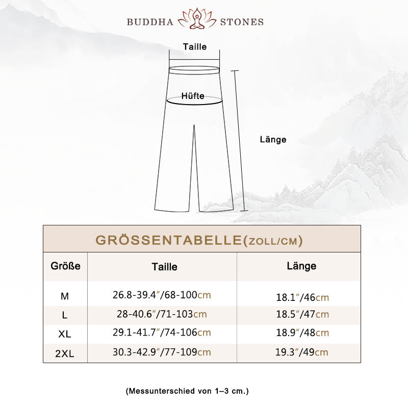 Buddha Stones V-Ausschnitt Midi-Tunika-Kleid Hose mit weitem Bein Meditation Zen Praxis Tanzkleidung - image 6