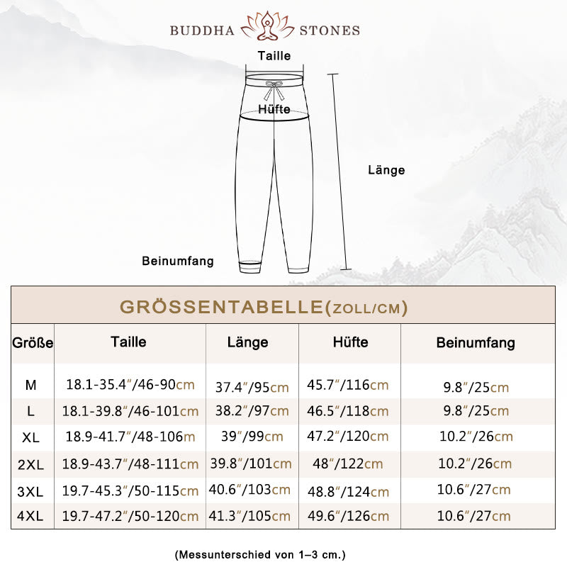 Buddha Stones Einfarbiges traditionelles Kurzarm-T-Shirt aus Baumwolle und Leinen für Herren - image 5