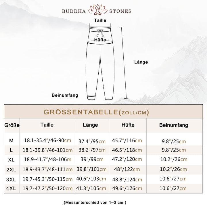 Buddha Stones Einfarbiges traditionelles Kurzarm-T-Shirt aus Baumwolle und Leinen für Herren - image 5