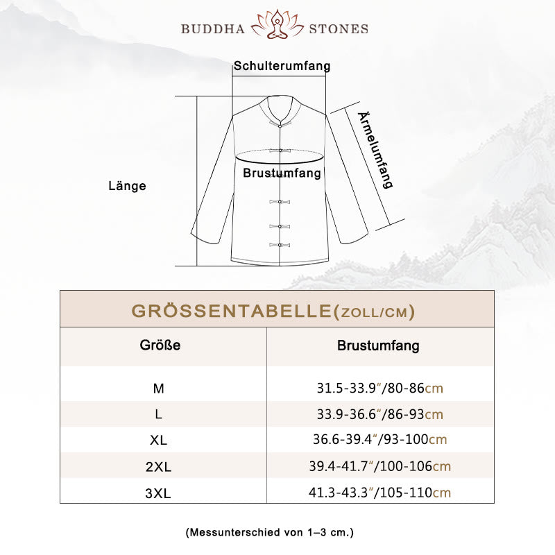 Buddha Stones, chinesischer Frosch, Knopf-Design, Meditation, Gebet, Baumwolle, Leinen, spirituell, Zen, Praxis, Yoga, Kleidung, Herren-Set - image 5