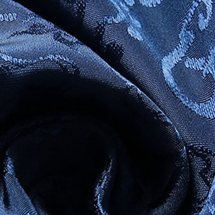 Buddha Stones 2-teiliger Tang-Anzug für Herren mit Koi-Fisch-Muster und Froschknöpfen, langärmelig, Hemd und Hose - image 13