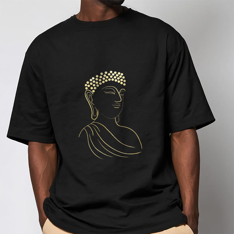 Buddha Stones Meditieren Buddha Muster T T-shirt - image 2