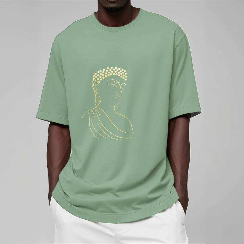 Buddha Stones Meditieren Buddha Muster T T-shirt - image 16