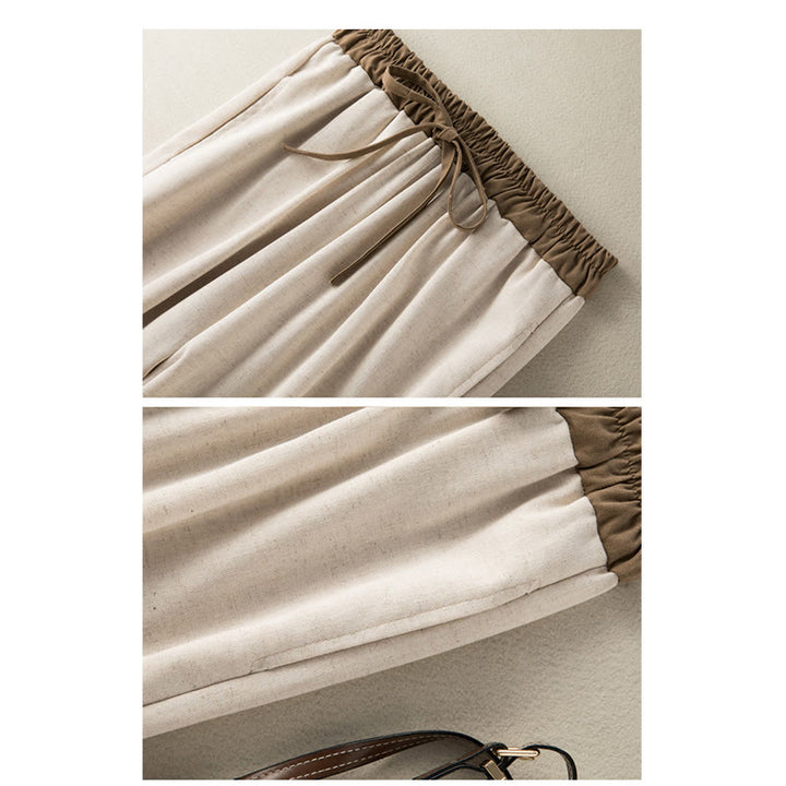 Buddha Stones – Schlichte Haremshose aus Baumwolle mit Kordelzug und Taschen für Damen - image 5