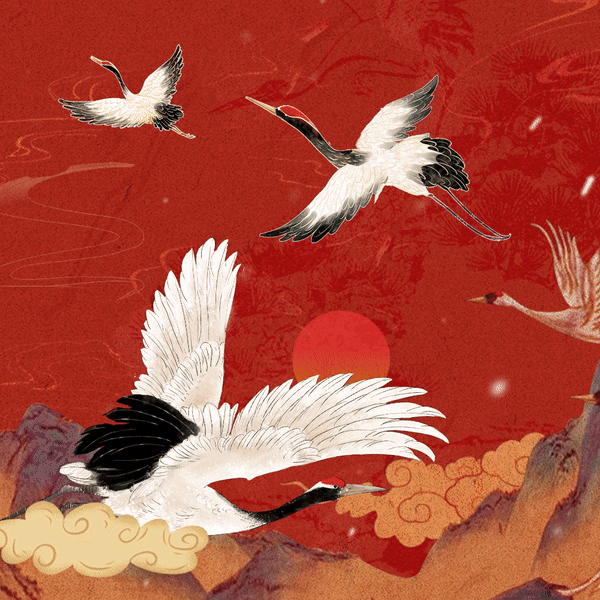 Buddha Stones Crane Print Lycra Stoff Fitness Leggings Damen Yogahose - image 2