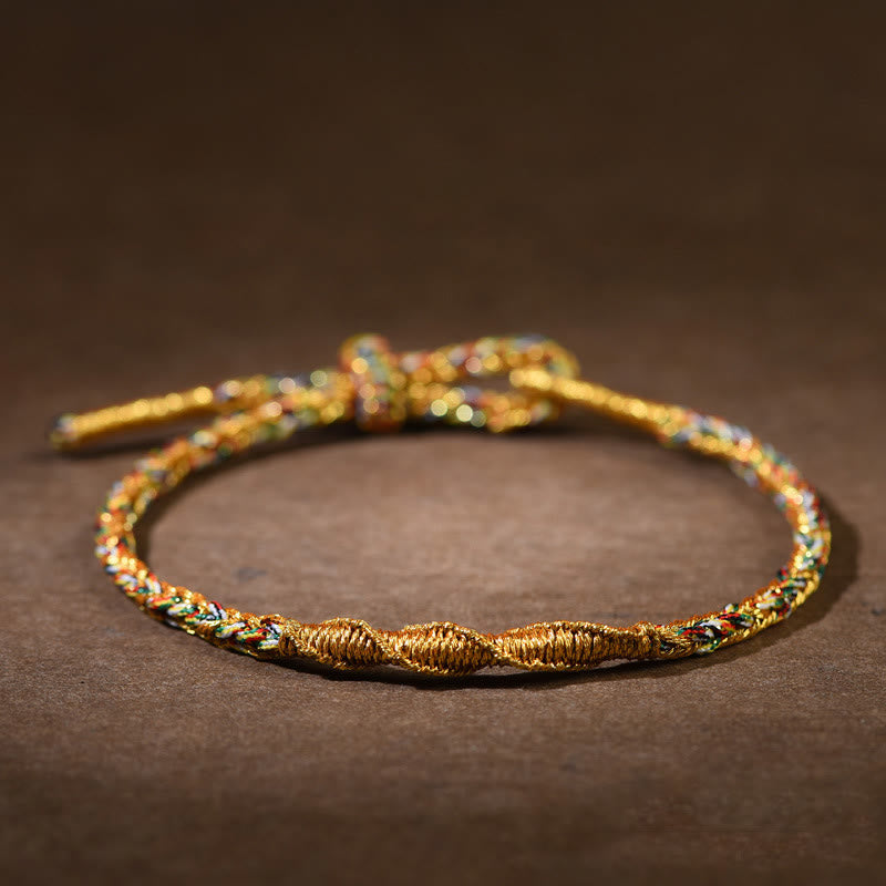 Buddha Stones, handgefertigt, chinesisches Sternzeichen, Geburts-Buddha, Glücks- und Kraftarmband aus geflochtenem Seil