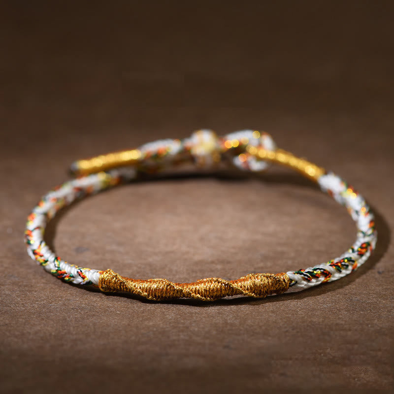 Buddha Stones, handgefertigt, chinesisches Sternzeichen, Geburts-Buddha, Glücks- und Kraftarmband aus geflochtenem Seil