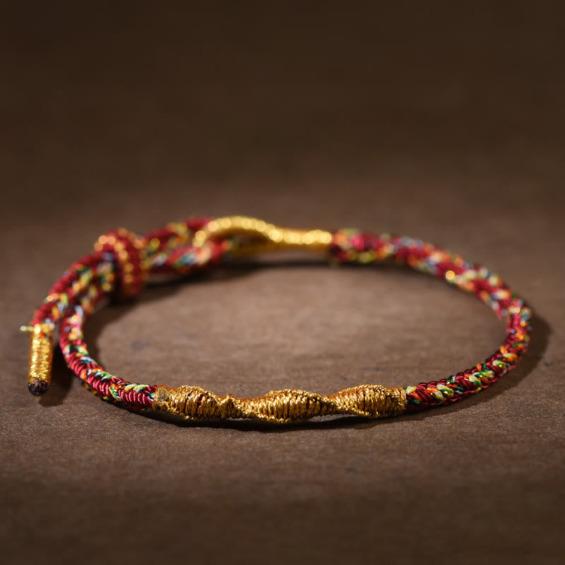 Buddha Stones, handgefertigt, chinesisches Sternzeichen, Geburts-Buddha, Glücks- und Kraftarmband aus geflochtenem Seil