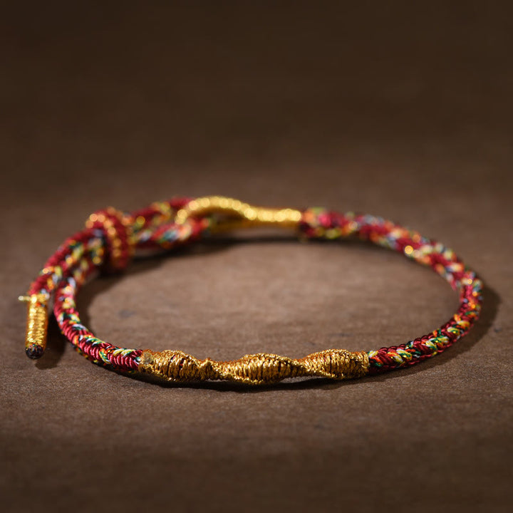 Buddha Stones, handgefertigt, chinesisches Sternzeichen, Geburts-Buddha, Glücks- und Kraftarmband aus geflochtenem Seil