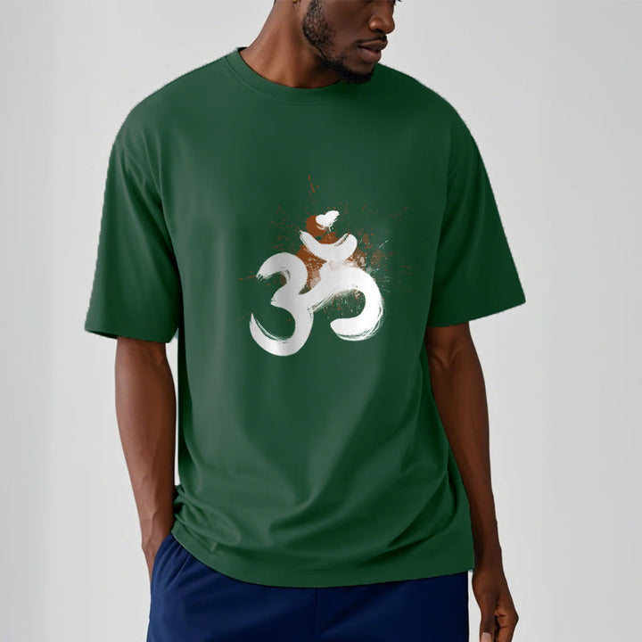 Buddha Stones OM Sanskrit Design Baumwolle T-Shirt - image 10