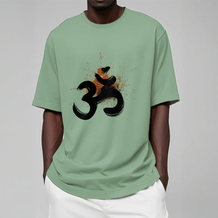 Buddha Stones OM Sanskrit Design Baumwolle T-Shirt - image 19