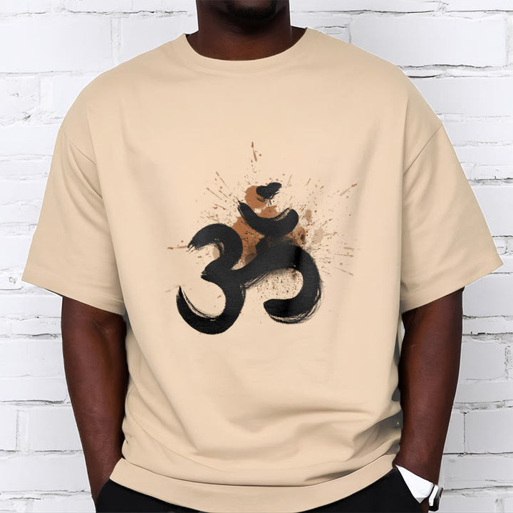 Buddha Stones OM Sanskrit Design Baumwolle T-Shirt - image 13