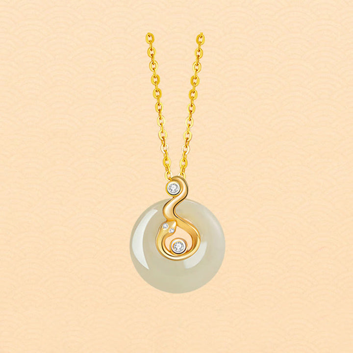 Buddha Stones, chinesisches Sternzeichen, Hetian-Jade, 925er Sterlingsilber, Halskette mit Anhänger - image 19