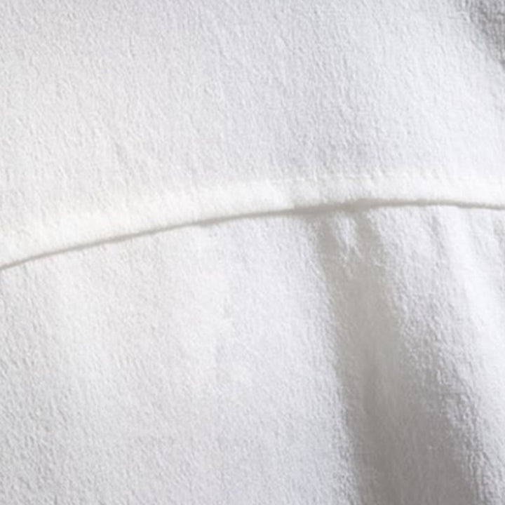 Buddha Stones Lässiges, einfarbiges Herrenhemd mit Dreiviertelärmeln und Knopfleiste vorne - image 9