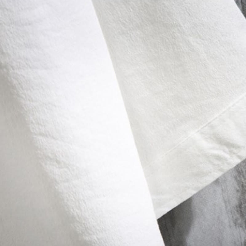 Buddha Stones Lässiges, einfarbiges Herrenhemd mit Dreiviertelärmeln und Knopfleiste vorne - image 6