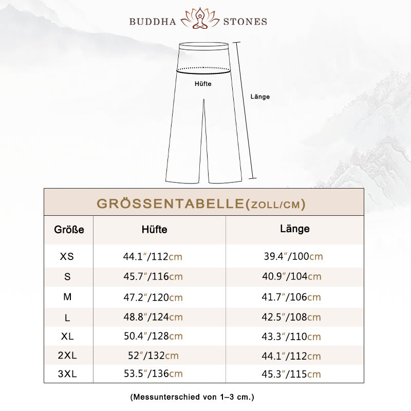Buddha Stones Sommer Unisex Elastischer Bund Tai Chi Qigong Praxis Atmungsaktive Baumwolle Leinen Hosen mit Taschen - image 5