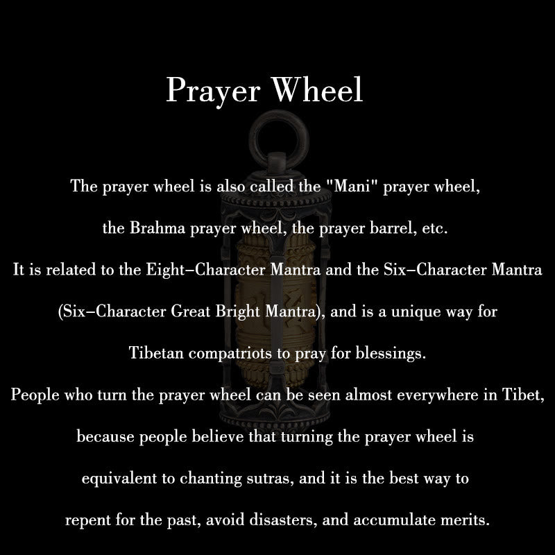 Halskette mit Anhänger „Buddha Stones“ aus 925er Sterlingsilber, tibetische Gebetsmühle „Om Mani Padme Hum“ - image 13