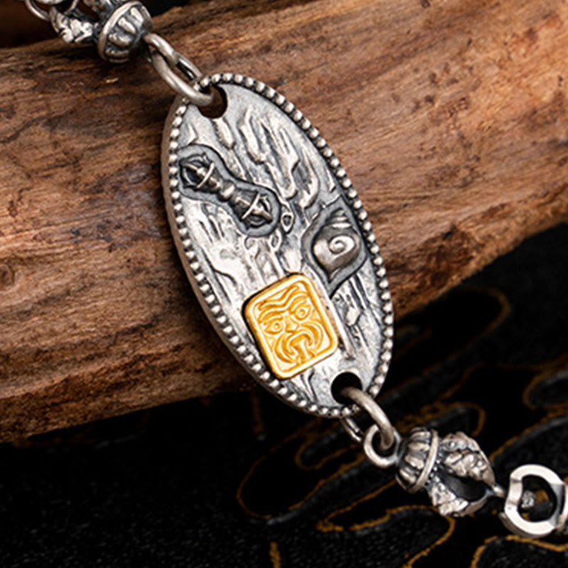 Buddha Stones, 925er Sterlingsilber, tibetische Zakiram, Göttin des Reichtums, Bodhisattva Tara, Om Mani Padme Hum, Schutz, Metallkette, Halskette - image 4