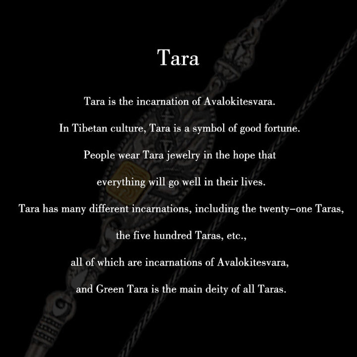 Buddha Stones, 925er Sterlingsilber, tibetische Zakiram, Göttin des Reichtums, Bodhisattva Tara, Om Mani Padme Hum, Schutz, Metallkette, Halskette - image 13