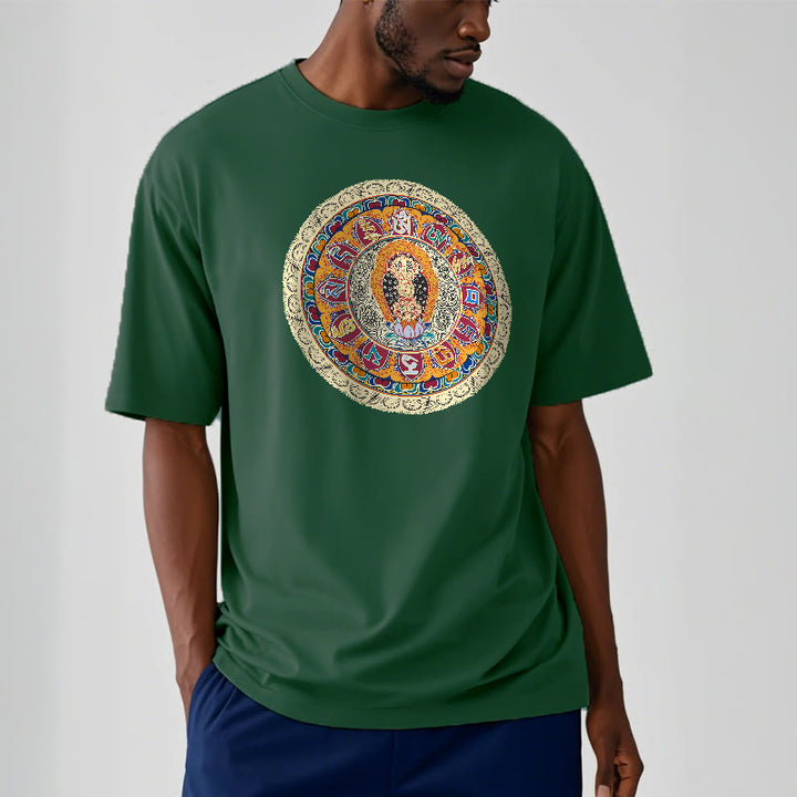 Buddha Stones Dorje Vajra Mandala Buddha Baumwolle T-shirt - image 9