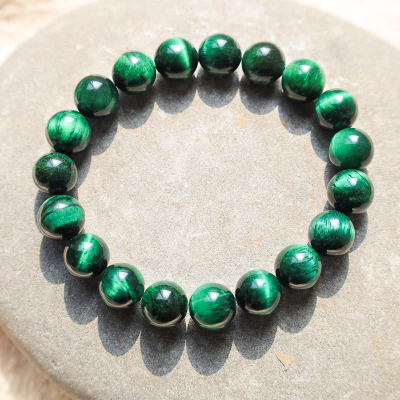 Buddha Stones Verschiedene Tigerauge Vertrauensarmband