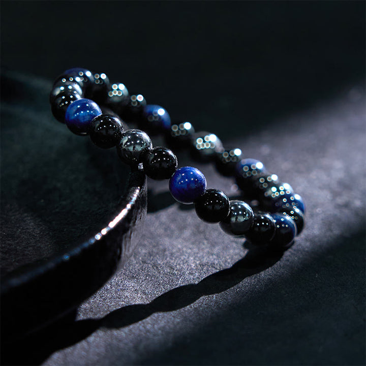 Buddha Stones Verschiedene Tigerauge Vertrauensarmband