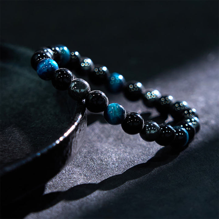 Buddha Stones Verschiedene Tigerauge Vertrauensarmband