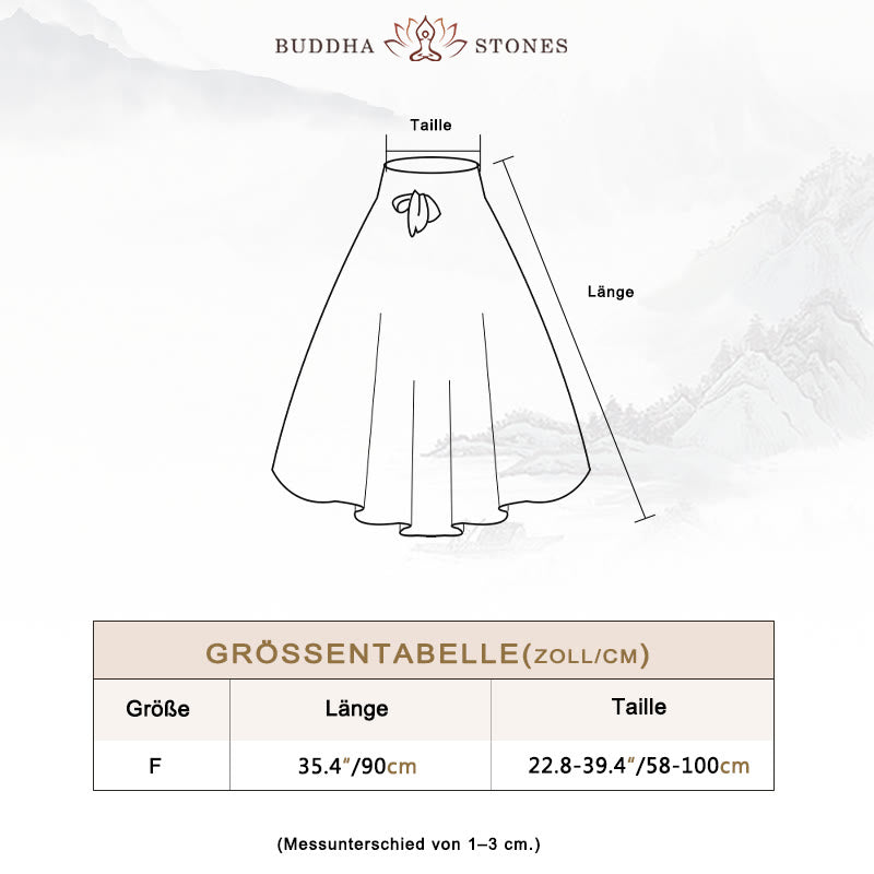 Buddha Stones Zwei Stil Tragen Boho Kompass Rose Blume Rock Kleid - image 6