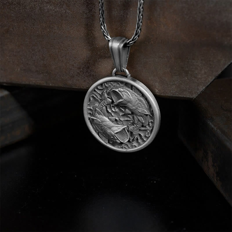 Buddha Stones, reines Zinn, Polieren, Koi-Fisch, Reichtum, Halskettenanhänger - image 3