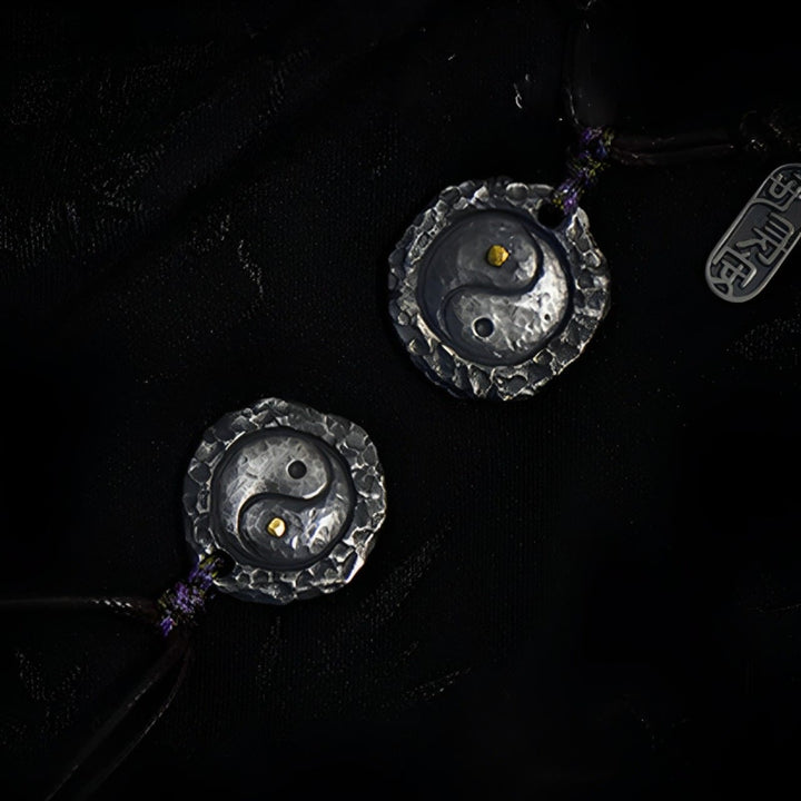 Buddha Stones 999 Sterling Silber Tai Chi Yin Yang Design Harmony Halskette Anhänger - image 12