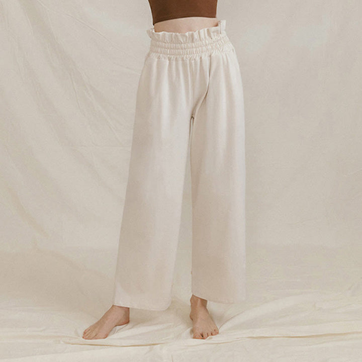 Buddha Stones Lässige Schnalle Lockere Spandexhose für Damen mit Taschen - image 17