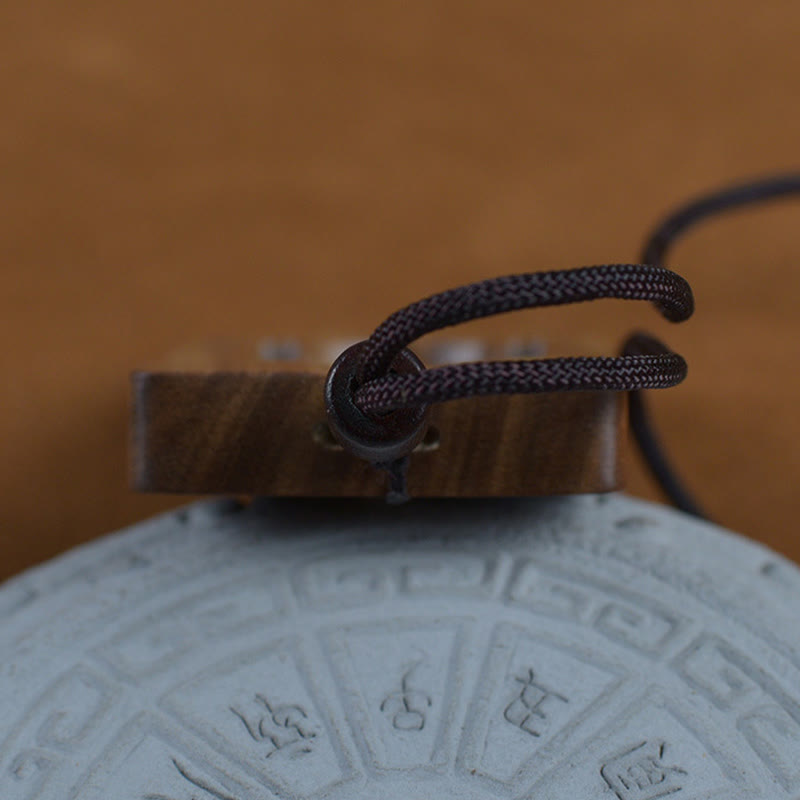 Buddha Stones Grün Sandelholz Buddha Symbol Positive Halskette Anhänger - image 10