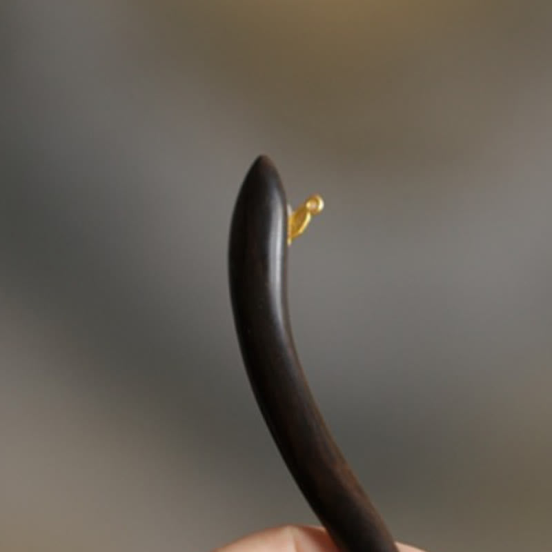 Buddha Stones Glückverheißende Wolke Sandelholz Kaninchen Schutz Haarnadel