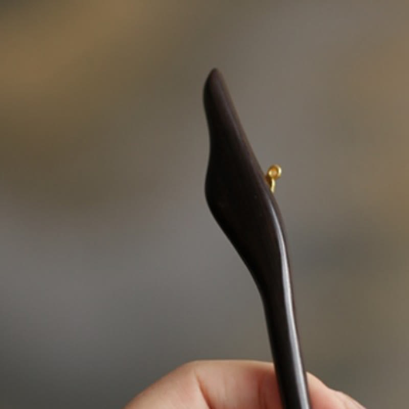 Buddha Stones Glückverheißende Wolke Sandelholz Kaninchen Schutz Haarnadel