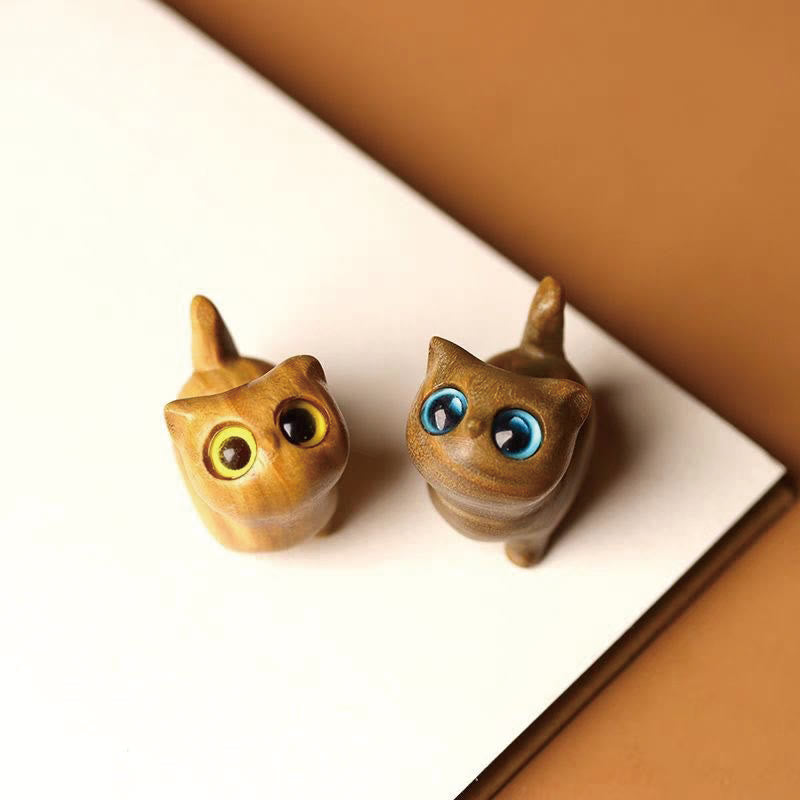 Buddha Stones, grünes Sandelholz, Ebenholz, Sandelholz, kleines Blatt, rotes Sandelholz, Mini-Glückskatze, Friedensdekoration - image 1