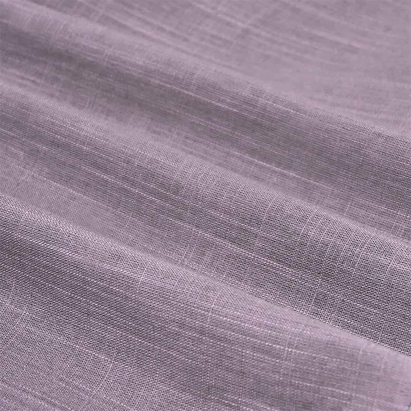 Buddha Stones Herren Sommerhemd aus Baumwolle und Leinen, einfarbig, kurzärmelig, mit halben Knöpfen - image 18