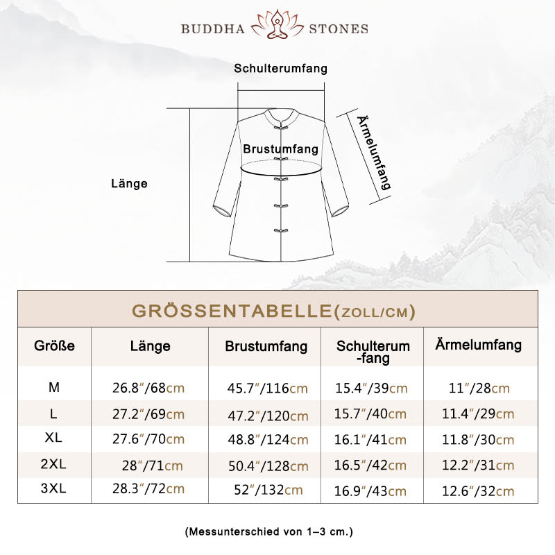 Buddha Stones Lila Blumendruck Frosch-Knopf-Design Shirt - image 6