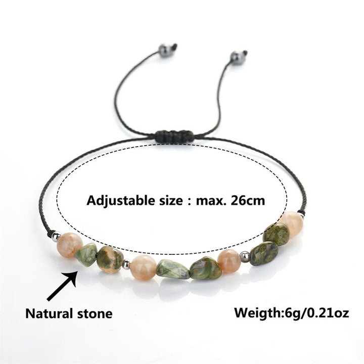 Buddha Stones You Are Amazing Rhyolit Sonnenstein Positives Armband