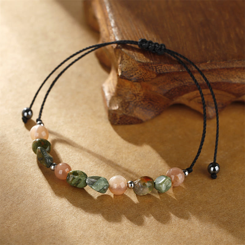 Buddha Stones You Are Amazing Rhyolit Sonnenstein Positives Armband