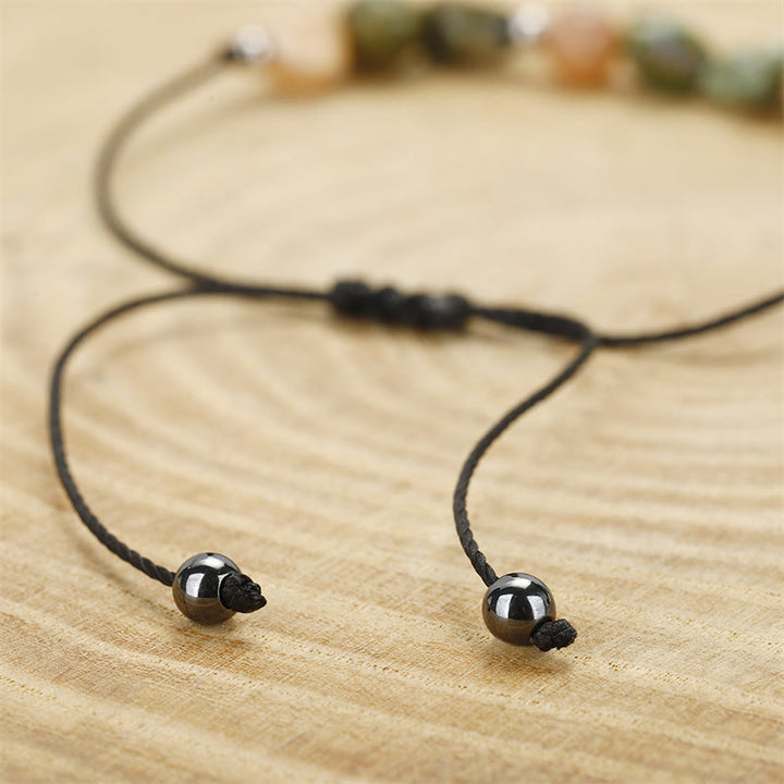 Buddha Stones You Are Amazing Rhyolit Sonnenstein Positives Armband