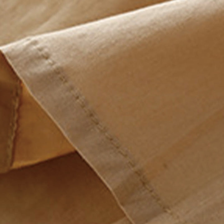 Buddha Stones – Lässiges, reines Farbdesign, kurzärmliges Midikleid aus Baumwolle mit V-Ausschnitt und Taschen - image 18
