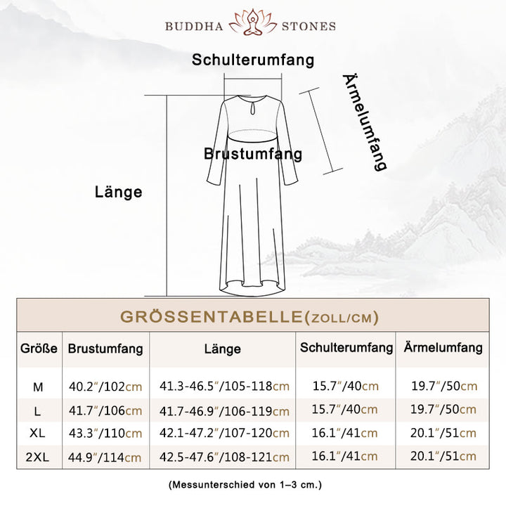 Buddha Stones 2-teiliges einfarbiges Midikleid mit weitem Bein, Meditation, spirituelle Zen-Praxis, Yoga, Tanzkleidung - image 5
